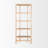 Peach Etagere Storage Bookcase