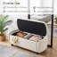 Banc de rangement capitonné 46,5 po Modern-1658481936