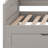 Wooden Daybed With Trundle Bed And Two Storage Drawers , Extendable Bed Daybed-1945119628