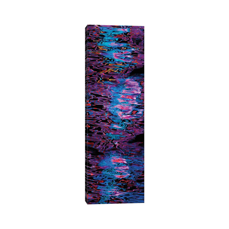 Close-Up Of Colourful Lines - Wrapped Canvas Panoramic Print, 30.48 cm H x 91.44 cm W x 1.91 cm D