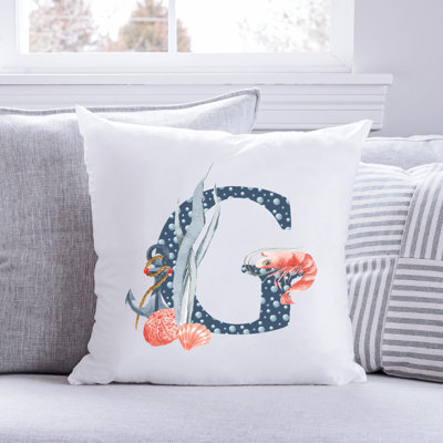Nautical Sea Life_232 - Coussin décoratif avec coussin décoratif