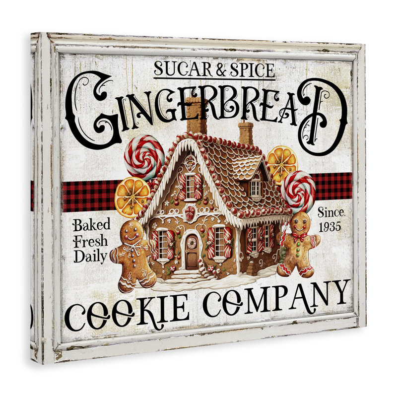 Art mural sur toile Gingerbread, H 30 po x l 40 po