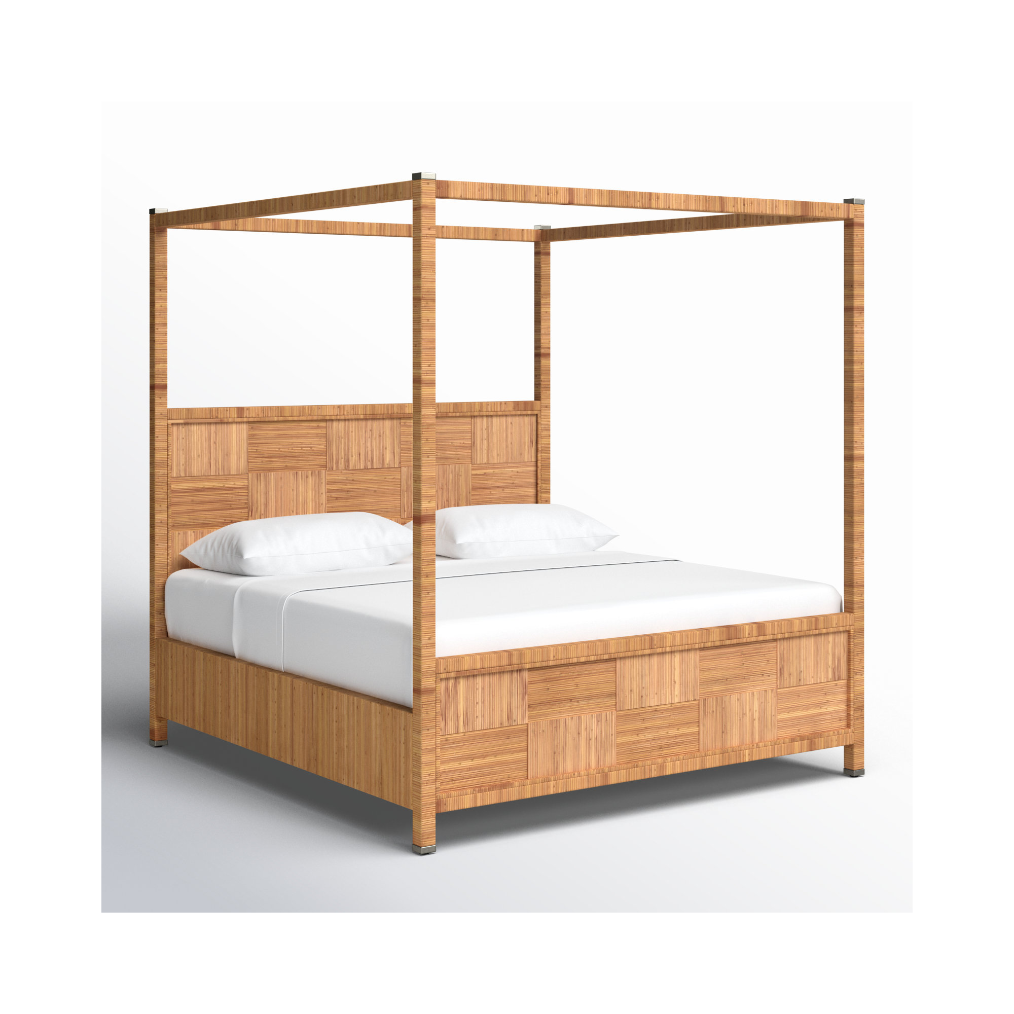 Rosalie Woven Canopy Bed, King