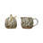 Sugar And Creamer Set with Lid