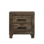 Table de chevet 2 tiroirs Holsten Jesse