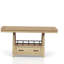 Table de comptoir - finition caramel