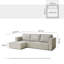 3 Seater Corner Sofa -1580767383-1580767378