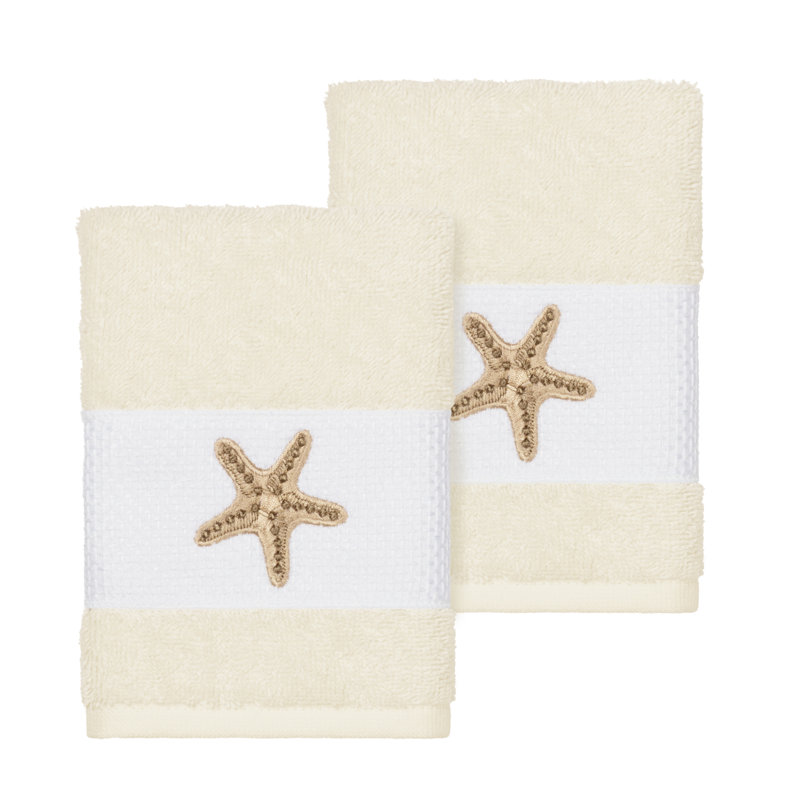 Lydia Turkish Cotton Washcloth, Cream