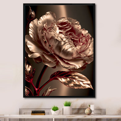 Art mural sur toile Gilded Rose Vintage Glam II
