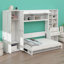 Lit escamotable Murphy avec placard, tiroirs et tablettes-114282138