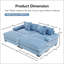 Canapé modulaire surdimensionné de 92 po Cloud-765848642-765848640-765848645