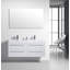 Ensemble de meuble-lavabo double 57 po Sofia