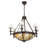 4 - Light Dimmable Geometric Chandelier