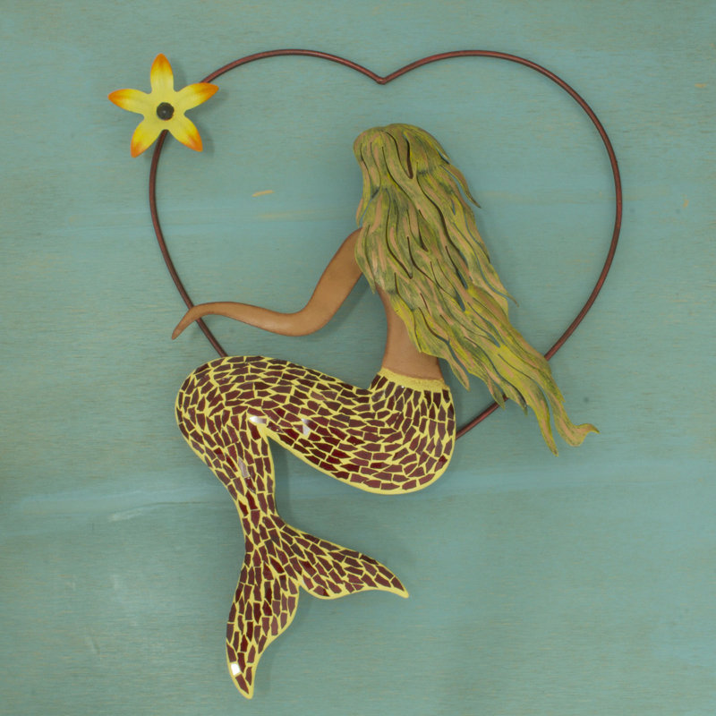 Handmade Coastal People Wall Decor on Metal