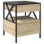 Daneli 40cm W Steel Bedside Table-2087432858