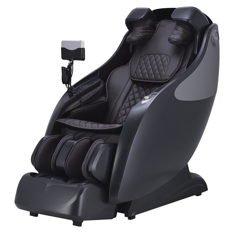 Fauteuil de massage OP-4D Master, Similicuir brun, Brun