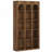 5-Tier Rustic Brown Farmhouse Arched Bookcase