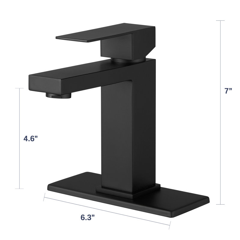 Bathroom Faucet, Matte Black