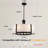 5 - Lights Dimmable Drum Chandelier-473918393
