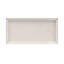 DreamLine SlimLine P 32 po x l 60 po x H 2 3/4 po Base de douche en alcôve à seuil simple avec bonde droite en nickel brossé de 2 po-118322158-118322160