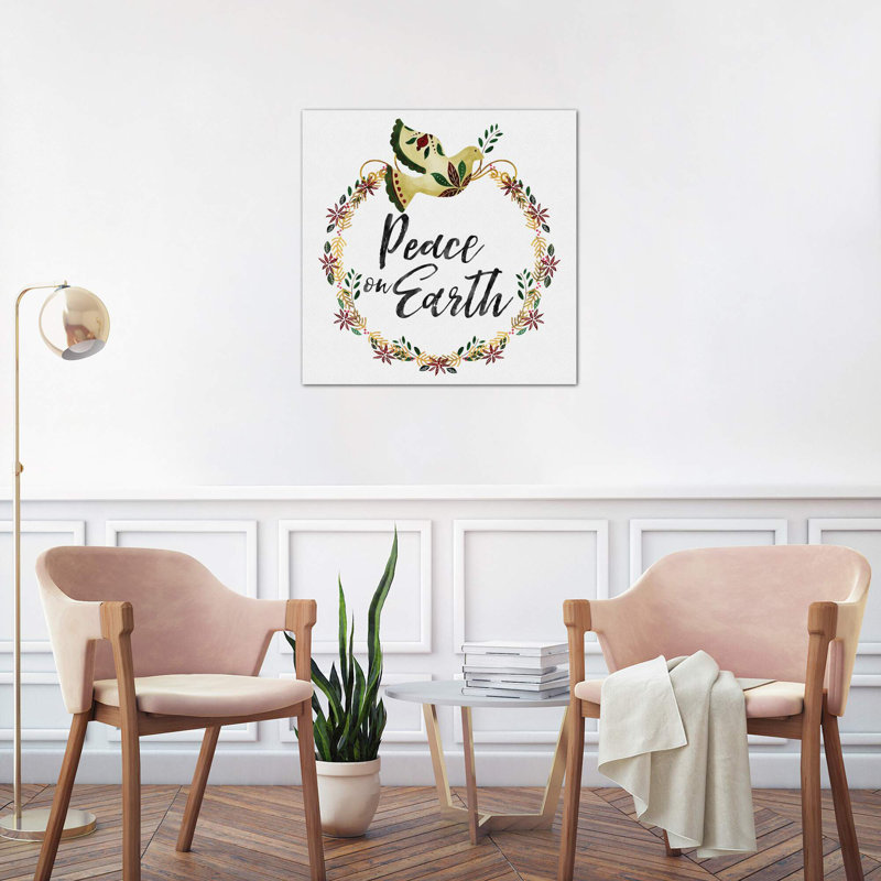 Peace And Joy I - Wrapped Canvas Print, 66.04 cm H x 66.04 cm W x 3.175 cm D