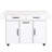 Multipurpose Kitchen Island With Trash Can, Drop Leaf Countertop, Spice Rack, Towel Stationary Shelf, White Adjustable Leaf, Can Holder, Bar,-815695852