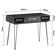 Kemah Wooden Computer Desk Rectangle Laptop Desk with Drawer and Open Shelf