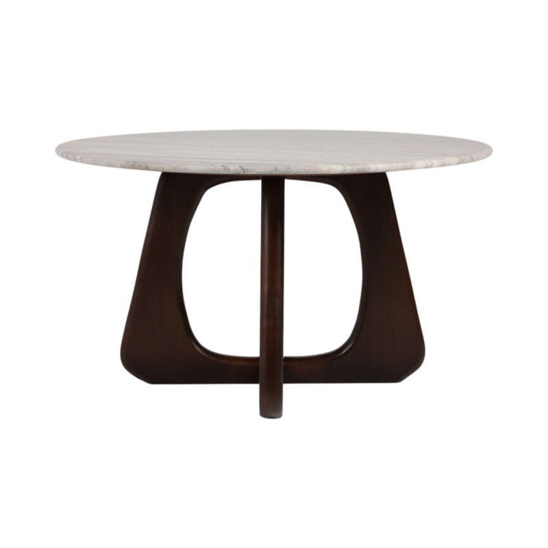 Sagebrook Home 30X17" Marble Top Cofee Table, Beige/Brown