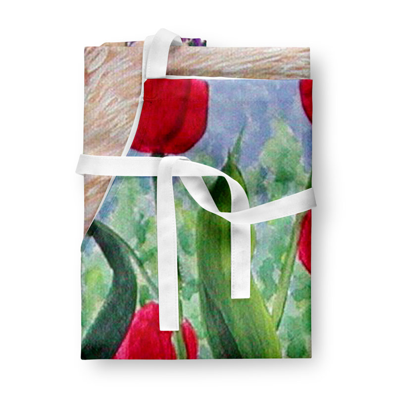No Pattern Bib Apron