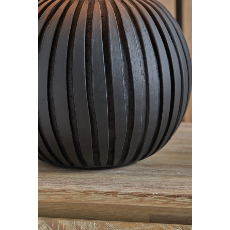Ezekiel Ceramic Table Lamp, Black