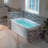 60" X 32" Alcove Acrylic Rectangular Whirlpool Heated Jetted Tub With Drain & Overflow-105242472-105242473