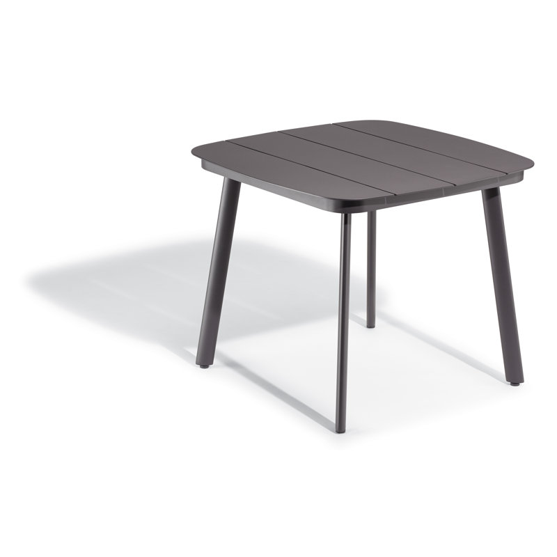 Eiland 38'' Square Powder Coated Aluminum Outdoor Dining Table