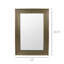 Miroir rectangulaire en bois