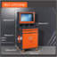 Armoire industrielle industrielle pour ordinateur portable en métal pouvant accueillir un moniteur de 27 pouces ou moins