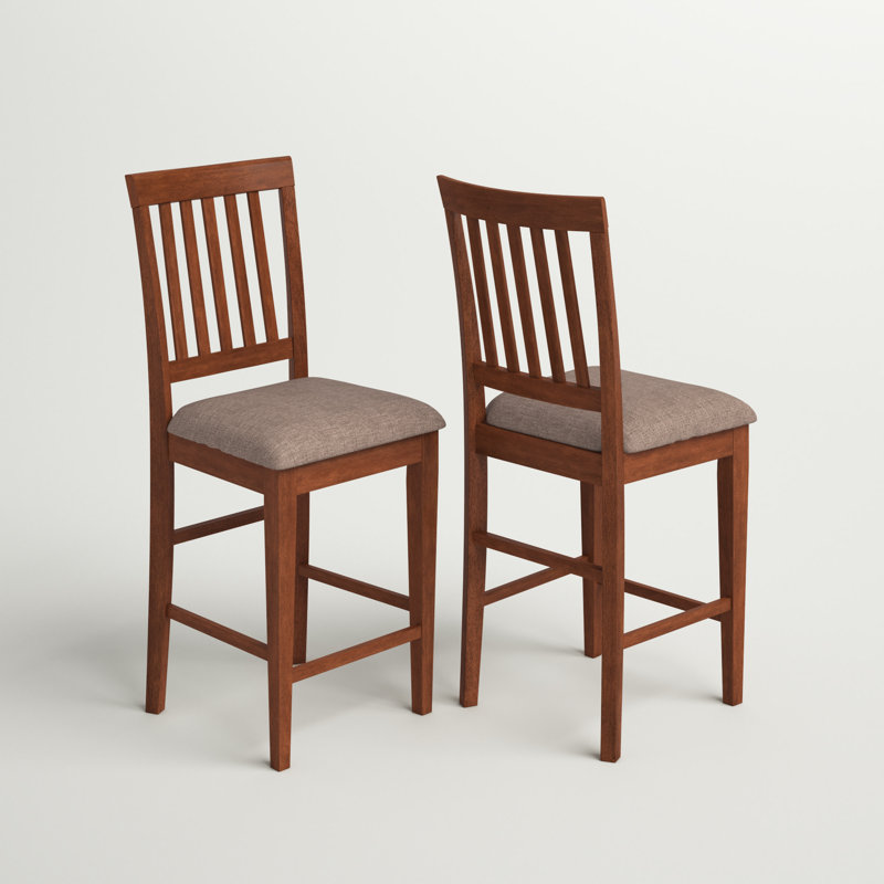 Tabouret Vernon, Acajou