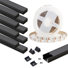 VST Aluminum Track Lighting Rail Combo With Integrated 32.8FT 2701K LED Tape Light