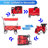 Heavy Duty Folding Portable Hand Cart with Removable Canopy-103557333-103557335