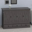Armoire murale Murphy avec station de charge et tiroirs de rangement pour le bureau personnel ou les petites pièces