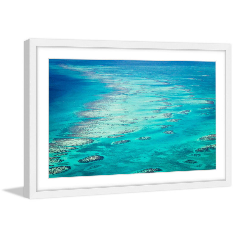 «Ocean Rocks», reproduction encadrée, H 8 po x l 12 po