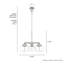 Plafonnier lustre 3 lumières Hunter Saddle Creek-73725864-73725865