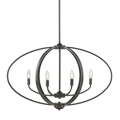 Lustre 6 lumières façon bougie Petitt