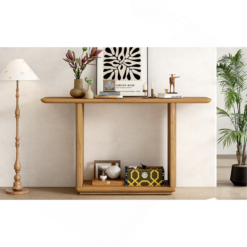 Console Mirod Elegant Minimalist, Brun