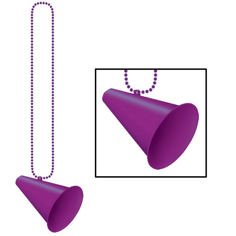 Beads with Megaphone Medallion