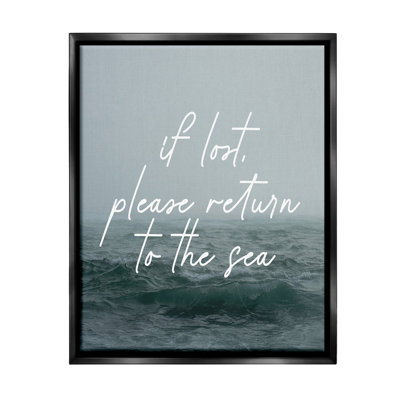 "Retour à la phrase de la mer" par Lil 'Rue sur toile