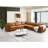 Grain Leather 5 Pieces Modular Sectional