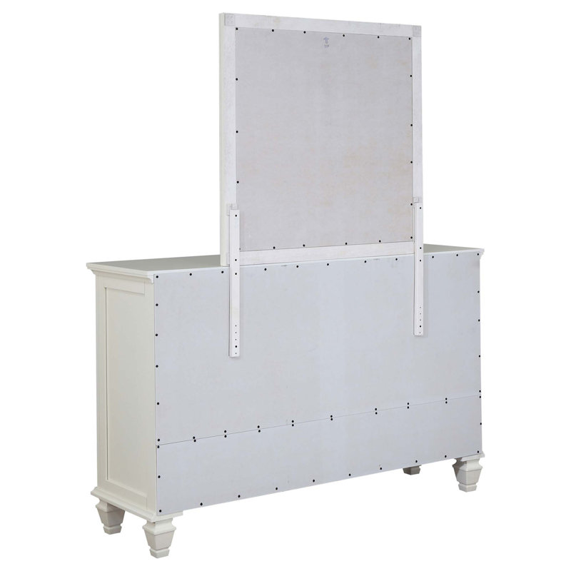 Commode 11 tiroirs avec miroir encadré Classic