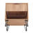 Dumbo 20" Fluted Nightstand In Golden Brown  (Only Nightstand)-362834083