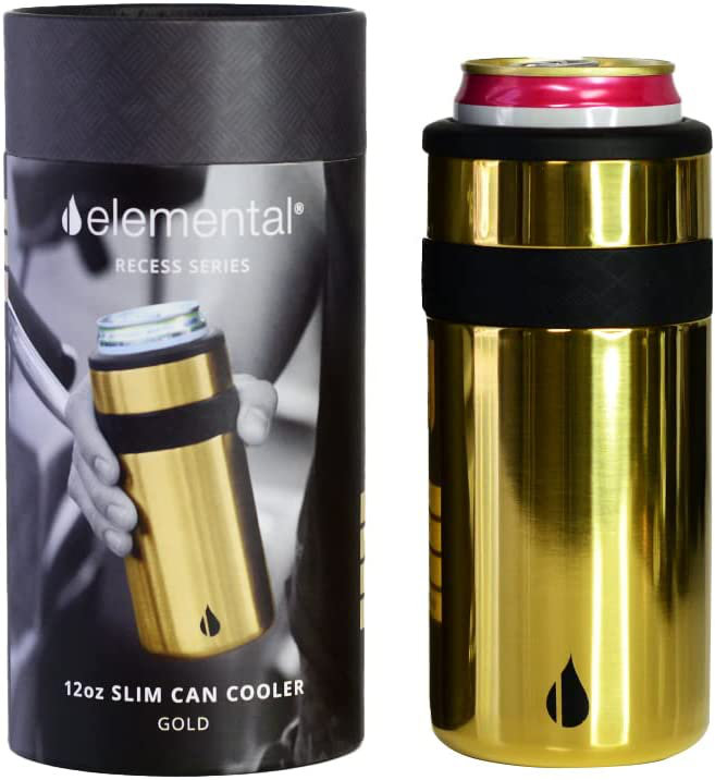 Refroidisseur de canettes Elemental Slim, Or