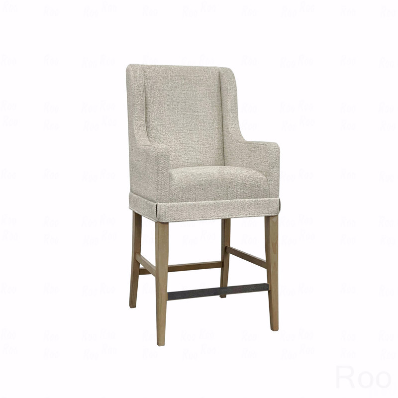 Upholstered Counter Stool, Tan