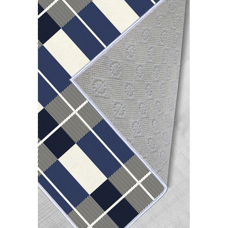 Fashionable Hall Carpet, 3D Digital Print, 3.3 x 6.6 ft | 100% Polyester, 650 g/m², Pile Height: 0.3 in | Non-Slip PVC Dot Underside, Machine Washable, Ideal for Entryways & Living Rooms, Easy Care & Durable